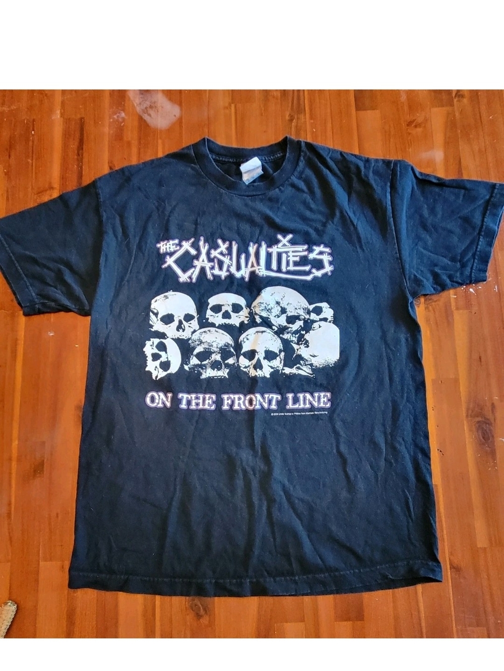 The Casualties On the front line t-shirt Large Vintage 2004 Nice Pre-owned Cond